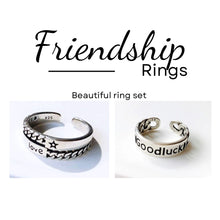 Load image into Gallery viewer, Sterling Silver Adjustable Wishing Rings (set)
