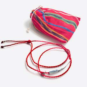 "Be Kind" Adjustable Unisex Kindness Theme Wrap Bracelet/Necklace (Made in Guatemala)