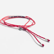 Load image into Gallery viewer, &quot;Be Kind&quot; Adjustable Unisex Kindness Theme Wrap Bracelet/Necklace (Made in Guatemala)
