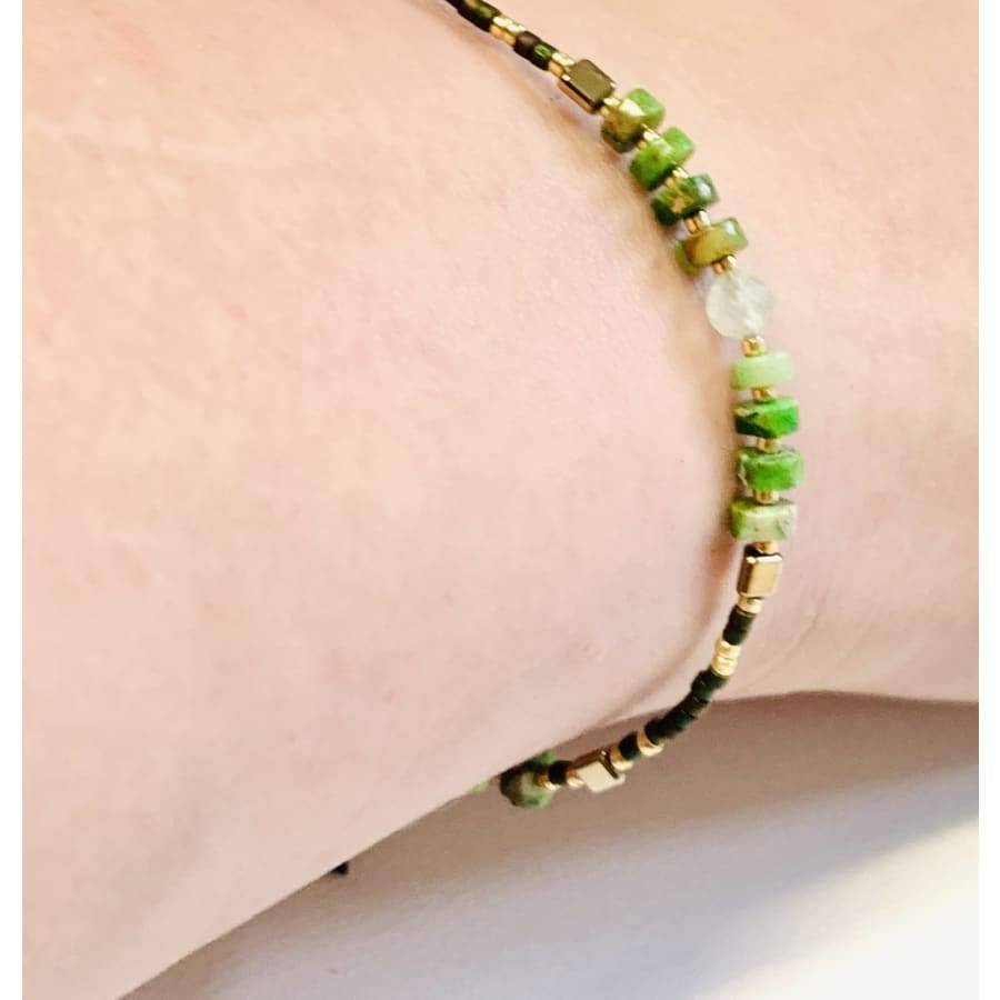 Turquoise Bead Loom Bracelet, Seed Bead Woven Wristband, Miyuki Jewelry,  Boho Bracelet, Mothers Day Gift, Abstract Art Armband 
