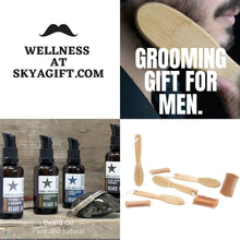 Load image into Gallery viewer, Gift Bundles for Men - Beard Natural Oil and Bamboo Brush - 
