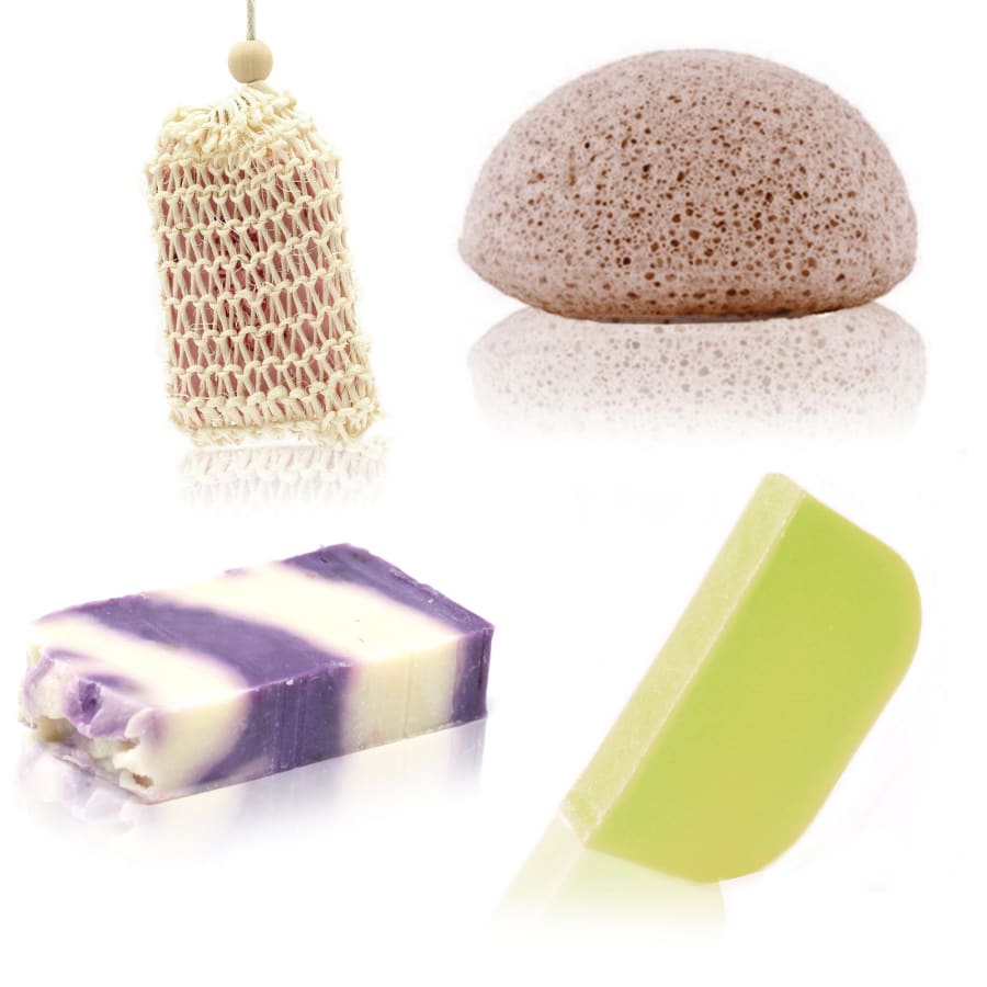Gift Bundles - Solid Shampoo & Sponge Soap Set - Wellness