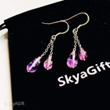 Load image into Gallery viewer, Natural Amethyst Teardrops Earrings - Accessories

