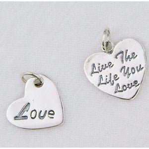 925 Sterling Silver Bracelet with LOVE pendant - Accessories