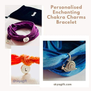 Personalised Wishing Prosperity Charm Bracelet 福 with silk 