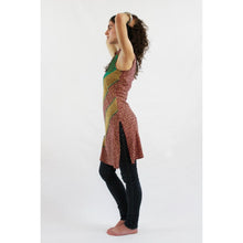Load image into Gallery viewer, Pretty Cinesino Long Shirt - Rasgulla Saree GREEN &amp; BROWN 
