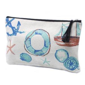 Set of 2 Cotton Rich Classic Zip Pouch - Printed - Lifestyle