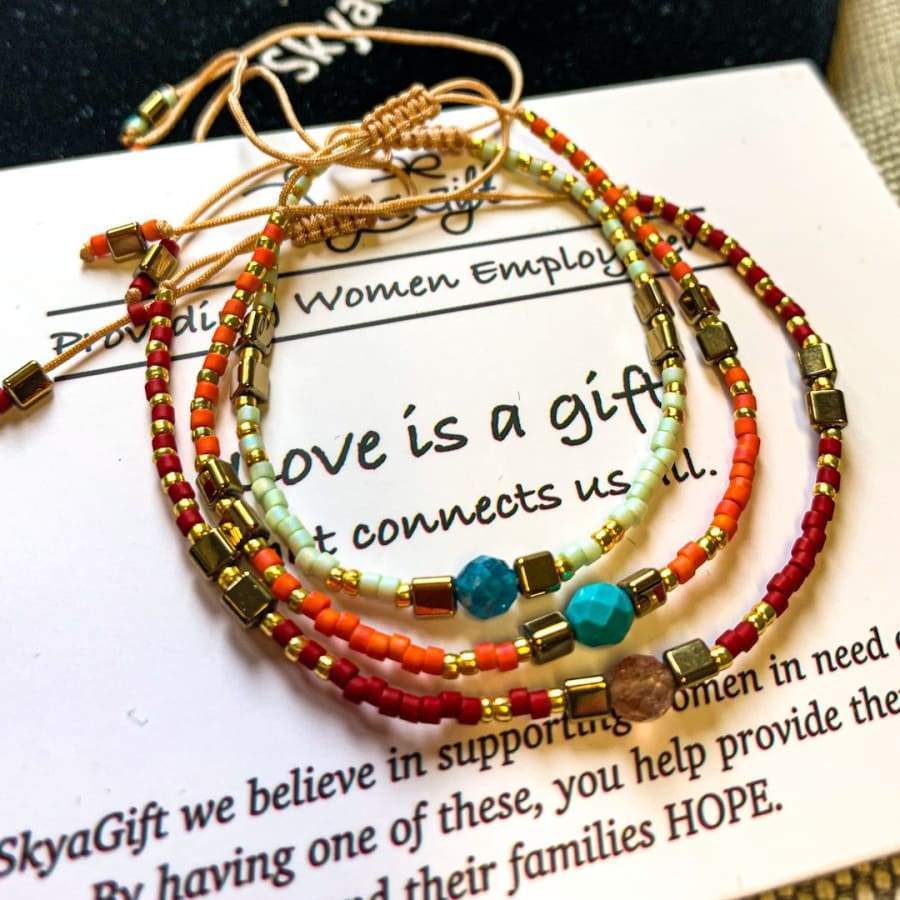  Miyuki bracelets for girls and women. Friendship