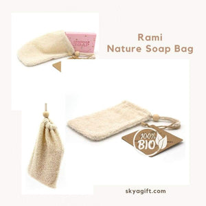 Biodegradable Natural Soap Bags - Rami Bag - Lifestyle